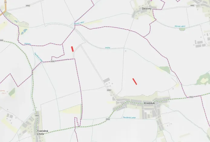 Prodej pole, Kněždub, 3809 m2