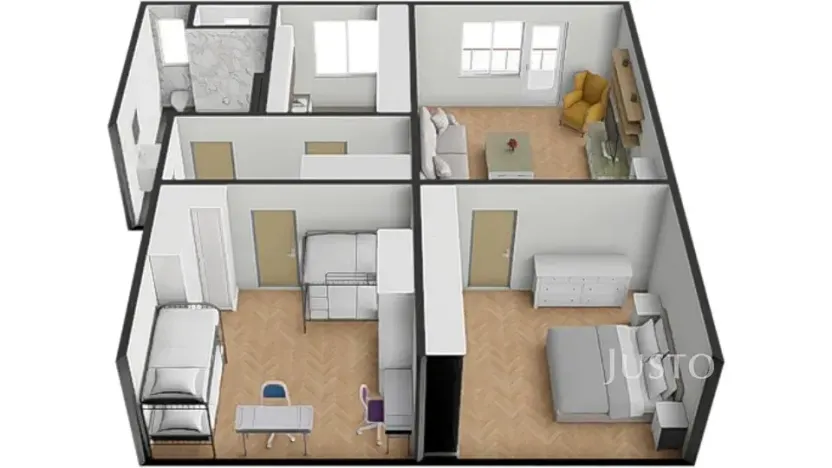 Prodej bytu 3+1, Písek, Budovatelská, 80 m2