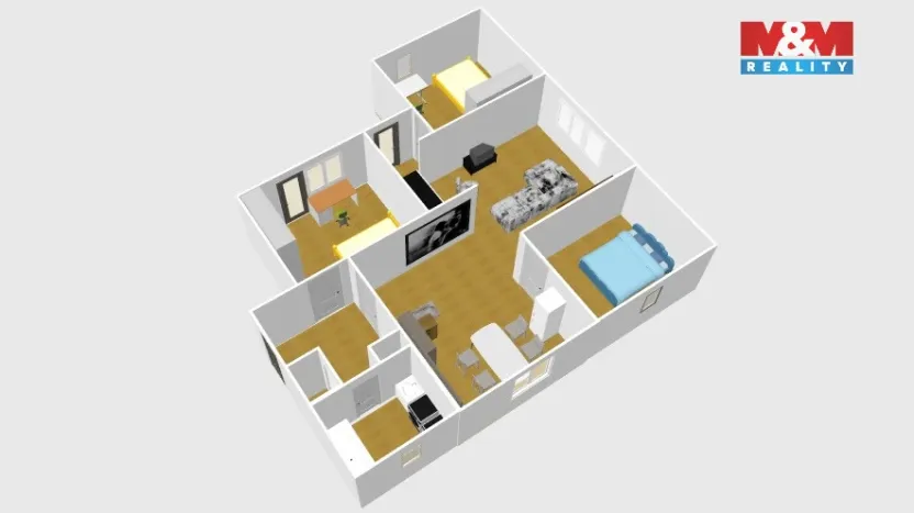 Prodej bytu 4+kk, Vyškov - Vyškov-Předměstí, Fučíkova, 99 m2