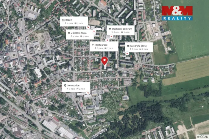 Pronájem bytu 1+1, Ústí nad Orlicí, Chodská, 34 m2