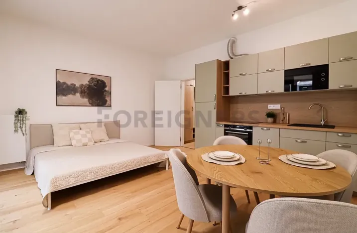 Pronájem bytu 1+kk, Brno, Bratislavská, 34 m2