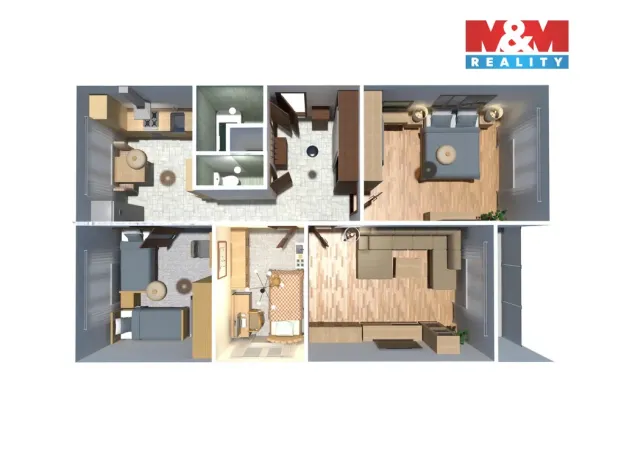 Prodej bytu 4+1, Chomutov, Borová, 76 m2