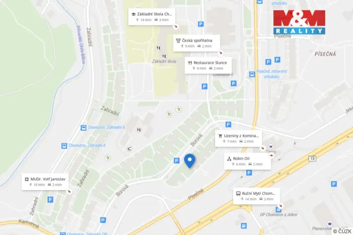 Prodej bytu 4+1, Chomutov, Borová, 76 m2