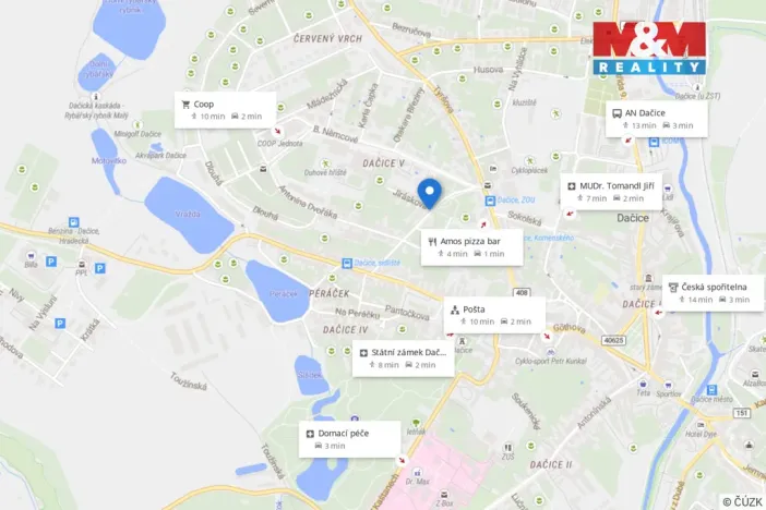 Prodej bytu 2+1, Dačice, Jiráskova, 50 m2