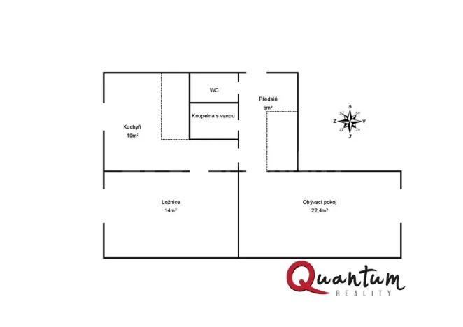 Pronájem bytu 2+1, Praha - Břevnov, Nad alejí, 56 m2