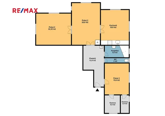 Prodej bytu 3+1, Liberec, Vítězná, 114 m2