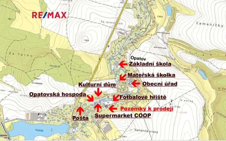 Prodej pozemku pro bydlení, Opatov, 783 m2