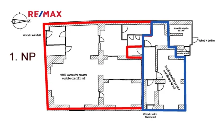 Prodej rodinného domu, Jevíčko, Palackého nám., 430 m2