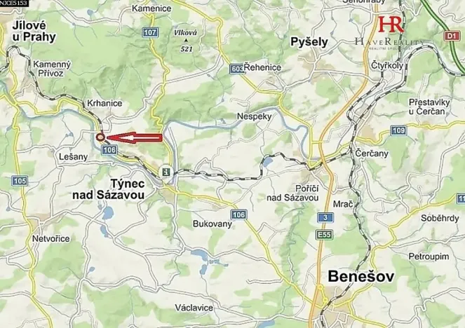 Prodej pozemku, Týnec nad Sázavou, 13 m2