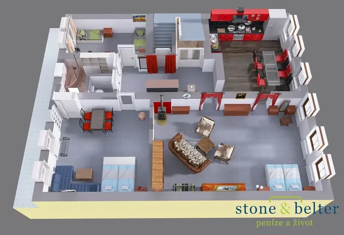 Prodej vícegeneračního domu, Nové Město pod Smrkem, Mírové náměstí, 466 m2