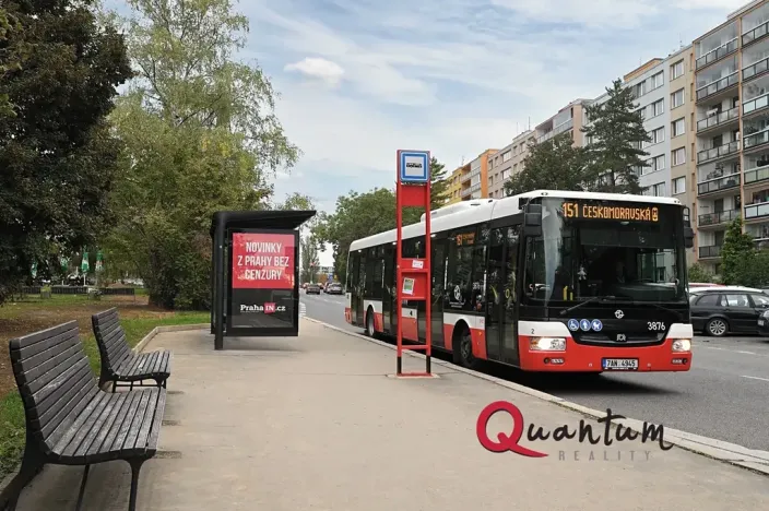 Pronájem bytu 1+kk, Praha - Střížkov, Děčínská, 32 m2