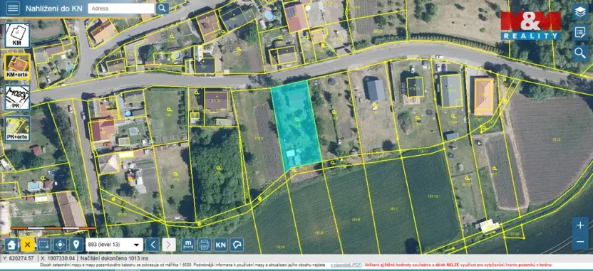 Prodej zahrady, Radonice - Vintířov, 1044 m2