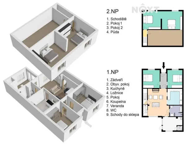 Prodej rodinného domu, Lanžhot, Kostická, 242 m2