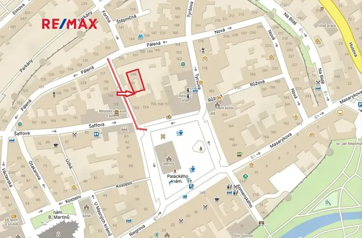 Pronájem obchodního prostoru, Polička, Tylova, 90 m2