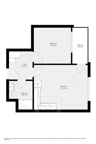Pronájem bytu 2+kk, Praha - Hlubočepy, Fabiánové, 42 m2