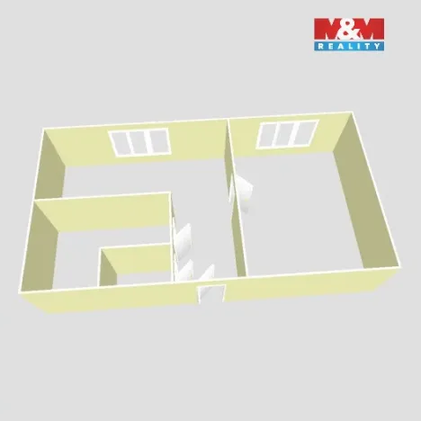 Pronájem bytu 1+1, Ostrava - Poruba, náměstí Antonie Bejdové, 35 m2
