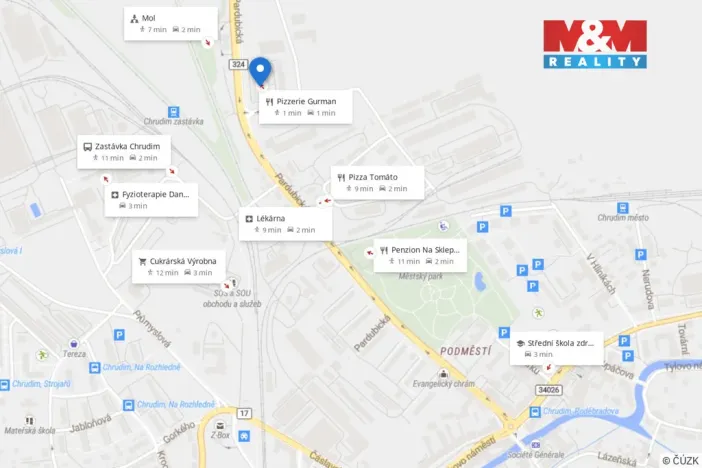 Pronájem obchodního prostoru, Chrudim - Chrudim IV, Pardubická, 62 m2