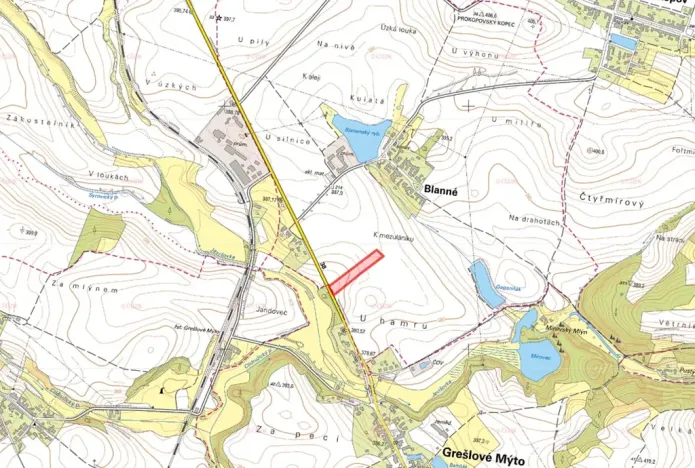 Prodej pole, Blanné, 9978 m2