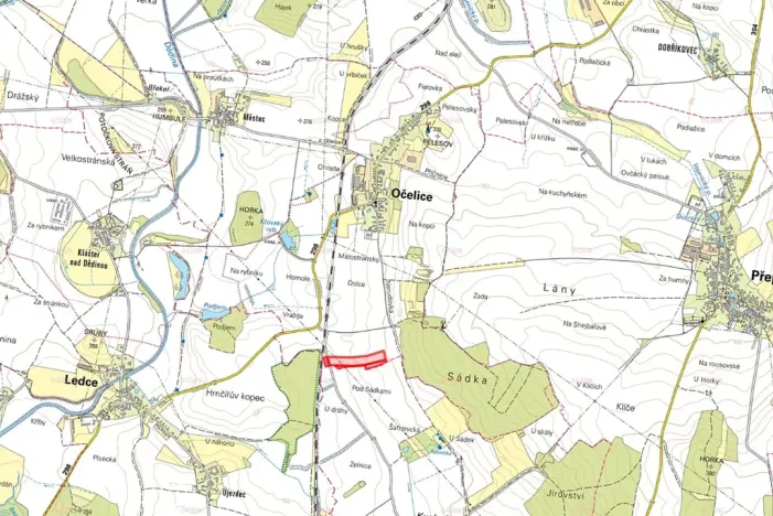 Prodej pole, Očelice, 19275 m2