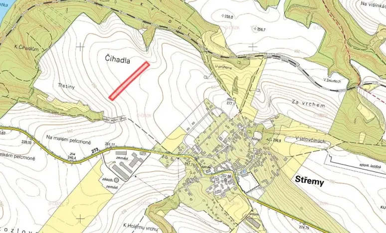 Prodej pole, Střemy, 7388 m2