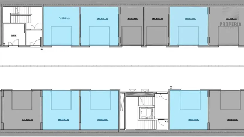 Prodej garážového stání, Brno, Bratislavská, 26 m2