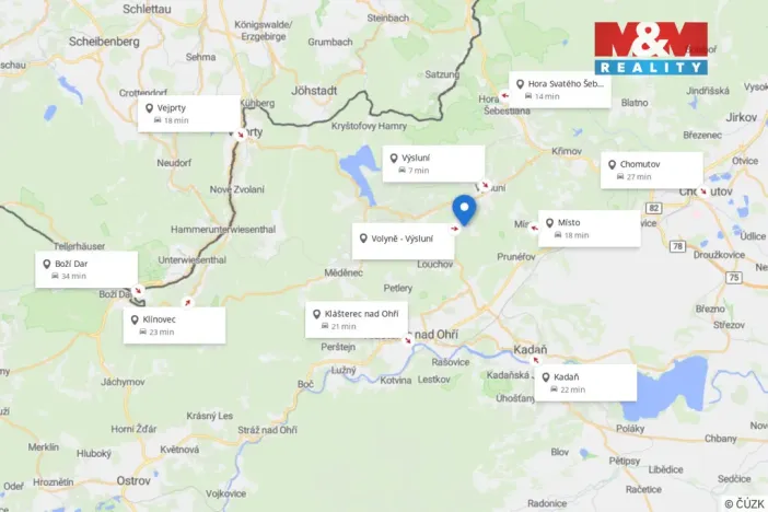 Prodej pozemku pro bydlení, Výsluní - Volyně, 2061 m2