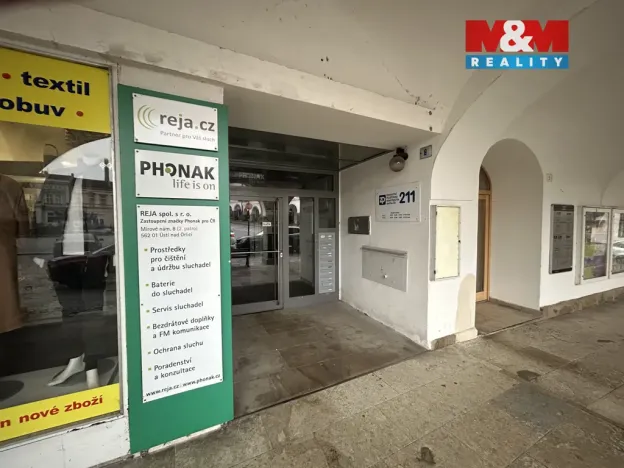 Pronájem kanceláře, Ústí nad Orlicí, Mírové nám., 200 m2