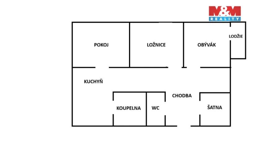 Prodej bytu 3+1, Liberec - Liberec VI-Rochlice, Gagarinova, 62 m2