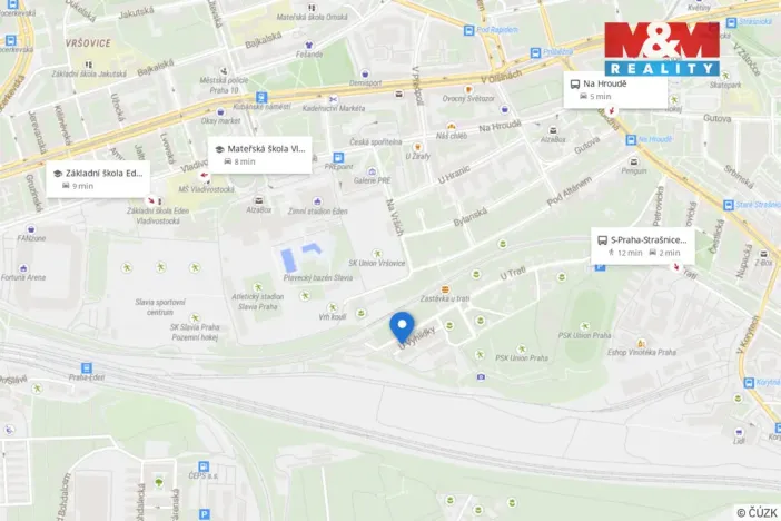 Prodej bytu 2+1, Praha - Strašnice, U trati, 46 m2