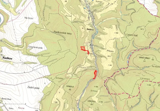 Prodej louky, Městečko Trnávka, 23694 m2