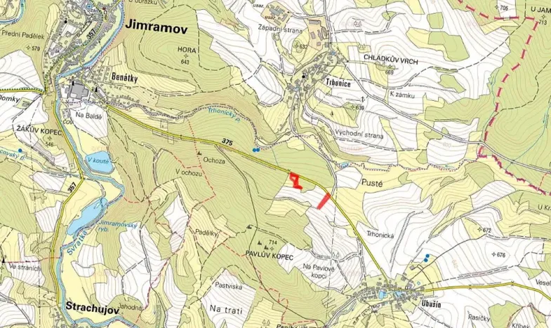 Prodej louky, Jimramov, 6783 m2