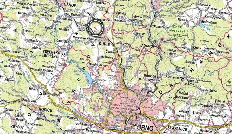 Prodej pole, Kuřim, 5157 m2