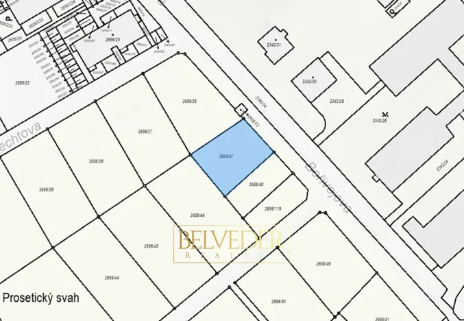 Prodej pozemku pro bydlení, Teplice, 609 m2