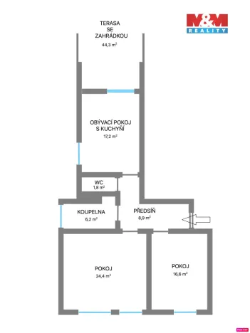 Prodej bytu 3+kk, Šlapanice, Brněnská Pole, 75 m2