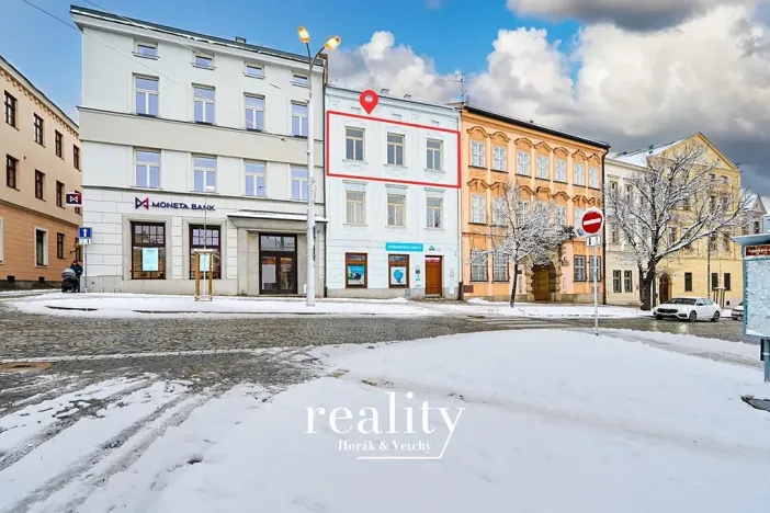 Pronájem kanceláře, Jihlava, Masarykovo náměstí, 73 m2