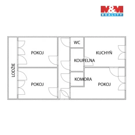 Prodej bytu 3+1, Krupka - Maršov, Dukelských hrdinů, 68 m2