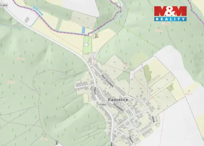 Prodej pole, Střelice, 932 m2