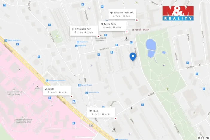 Prodej bytu 2+1, Ústí nad Labem - Severní Terasa, Svojsíkova, 51 m2