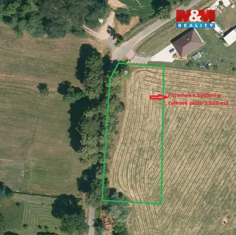 Prodej pozemku pro bydlení, Cehnice - Dunovice, 2629 m2