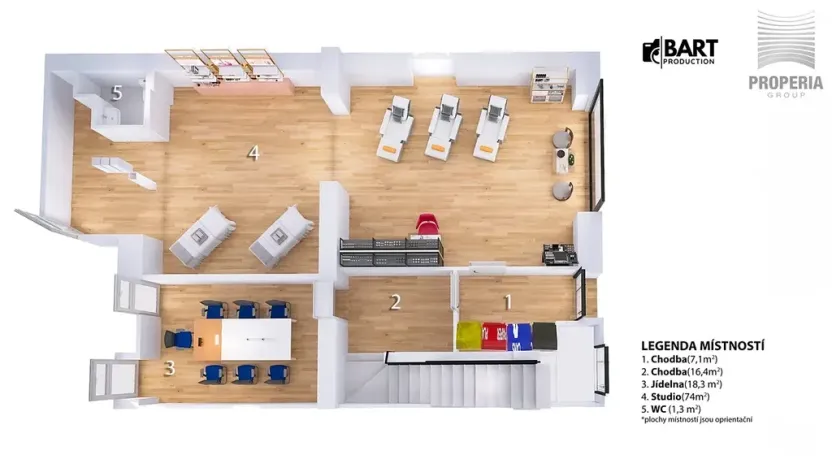 Pronájem obchodního prostoru, Brno, Ječná, 97 m2