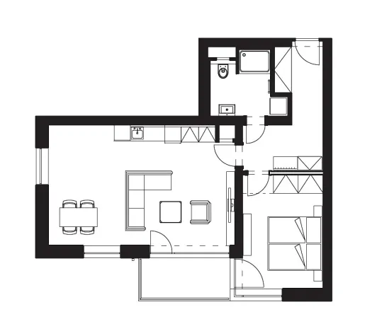 Pronájem bytu 2+kk, Ústí nad Orlicí, Východní, 63 m2