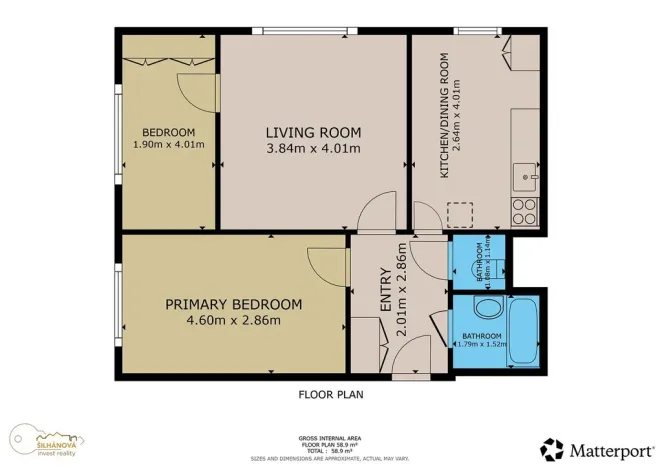 Prodej bytu 3+1, Jablonec nad Nisou, Na Vršku, 58 m2