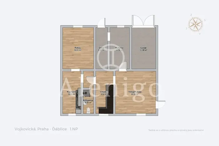 Prodej vícegeneračního domu, Praha - Ďáblice, Vojkovická, 182 m2
