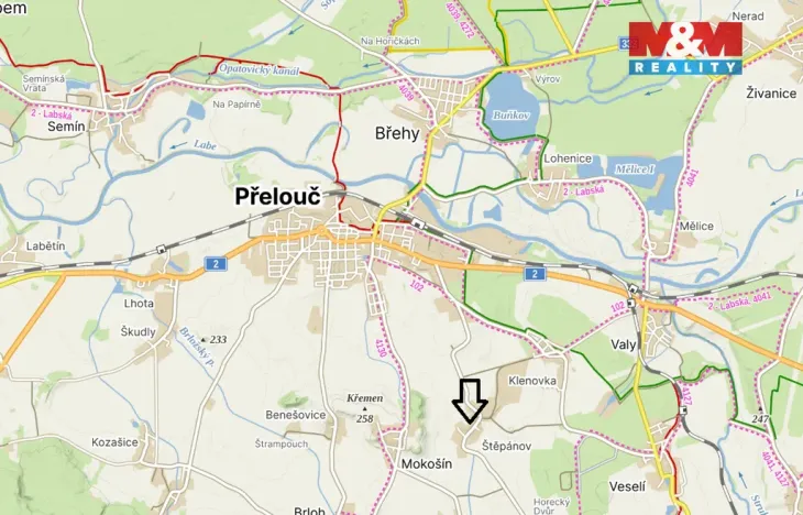 Prodej komerčního pozemku, Přelouč - Štěpánov, 556 m2