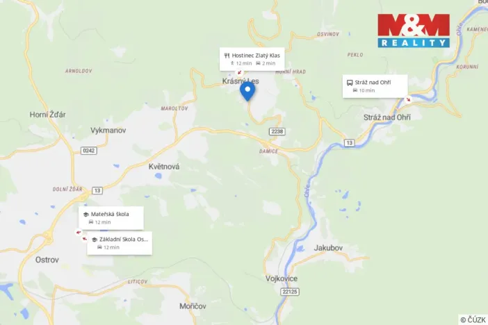 Prodej rodinného domu, Krásný Les, 480 m2