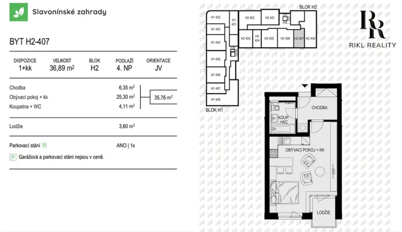 Pronájem bytu 1+kk, Olomouc, Loudova, 37 m2