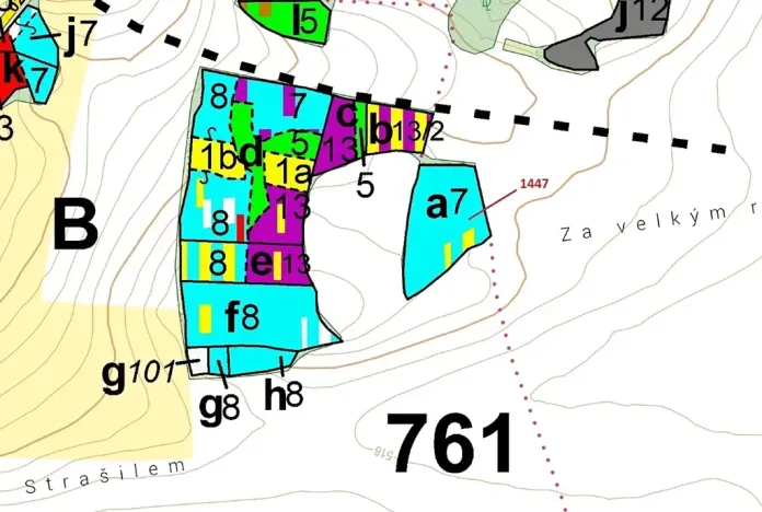 Dražba lesa, Hradiště, 4542 m2