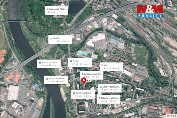 Prodej bytu 1+1, Děčín - Děčín III-Staré Město, Jezdecká, 35 m2