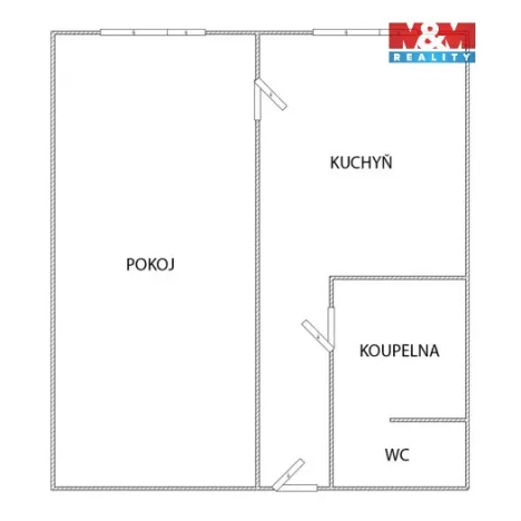 Prodej bytu 1+1, Karlovy Vary - Drahovice, Maďarská, 37 m2
