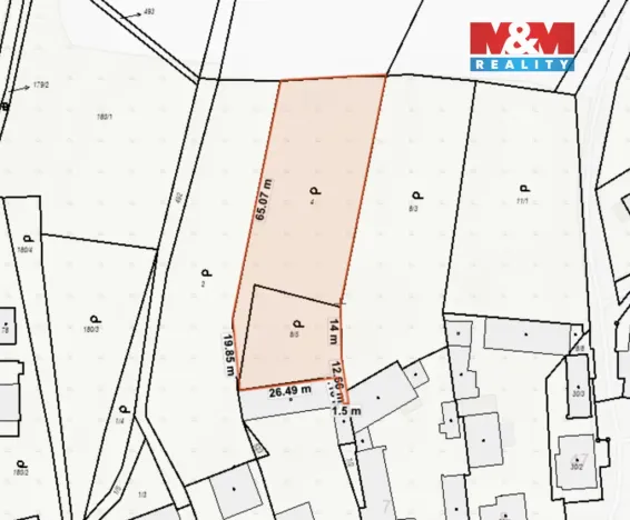 Prodej zahrady, Havlíčkův Brod - Květnov, 2336 m2